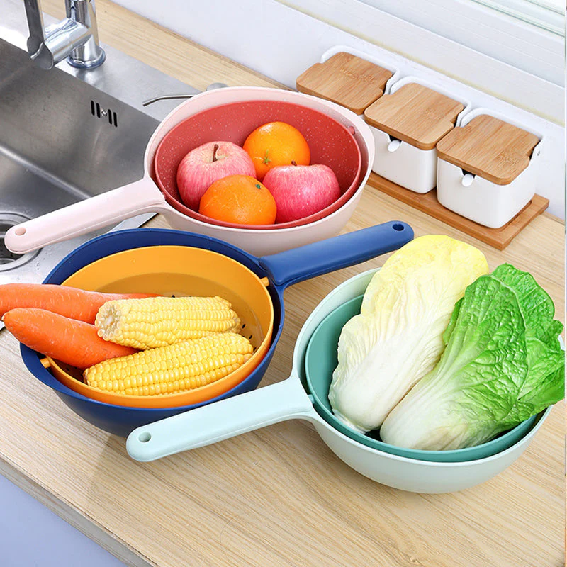 360 Double-layer Rotatable Multifunctional Drain Basket - Image 3