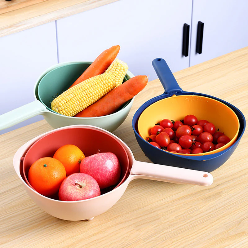 360 Double-layer Rotatable Multifunctional Drain Basket - Image 4