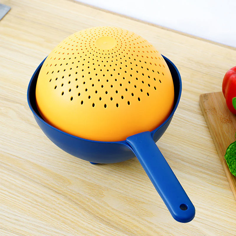 360 Double-layer Rotatable Multifunctional Drain Basket - Image 5