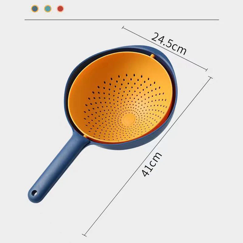 360 Double-layer Rotatable Multifunctional Drain Basket - Image 6