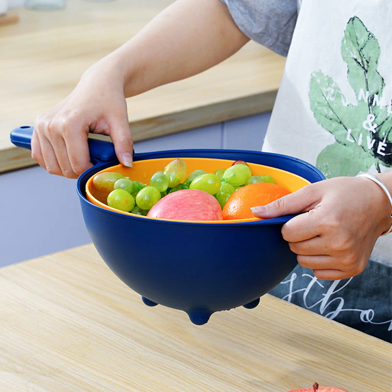 360 Double-layer Rotatable Multifunctional Drain Basket - Image 7