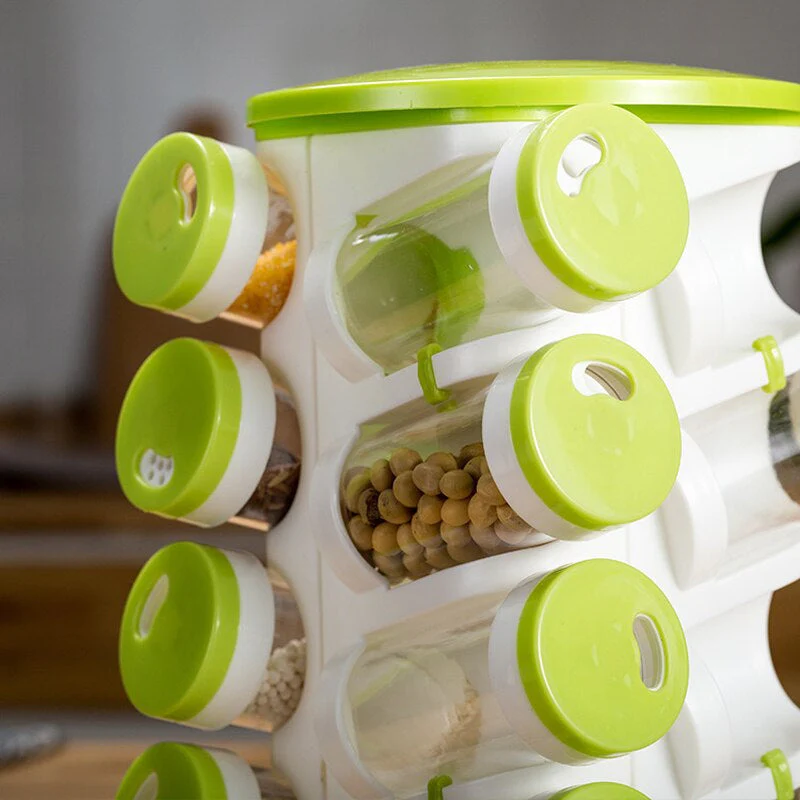 360 Rotating Spice Organizer Rack - Image 4