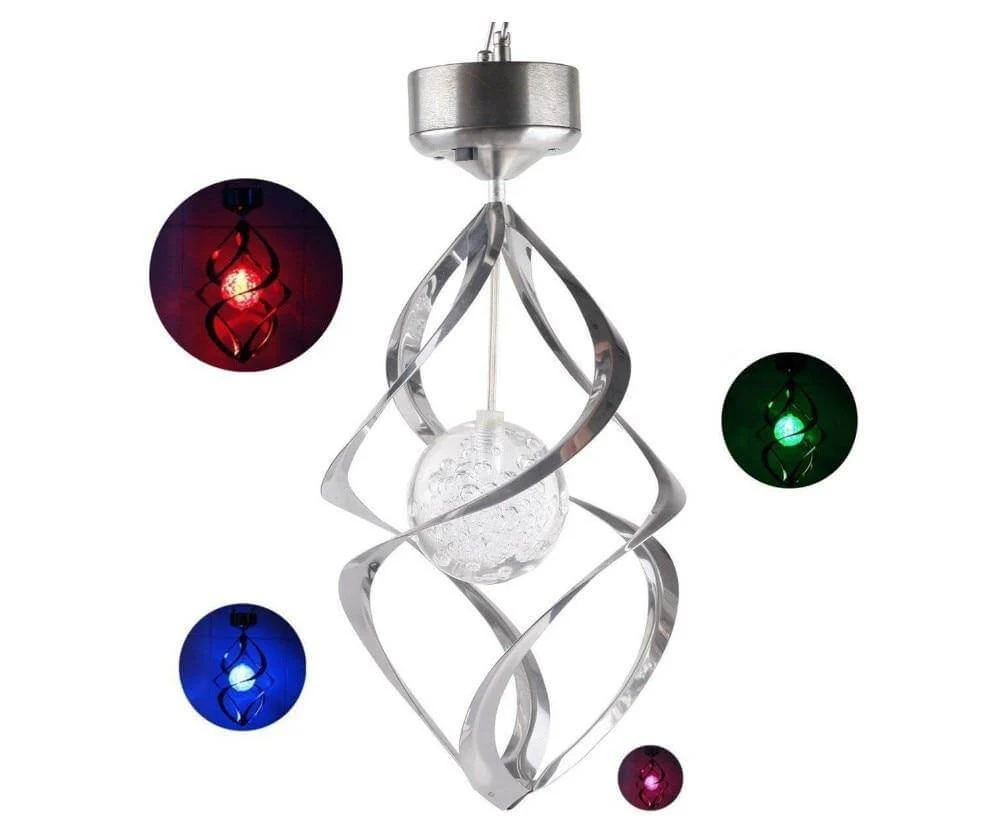 7-Colour Solar Changing LED Wind Chimes Light - Image 7