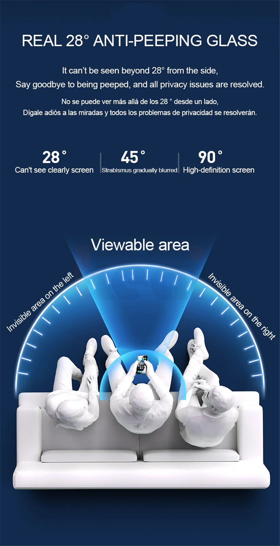 Anti-Spy Privacy Film Screen Protector - Image 7