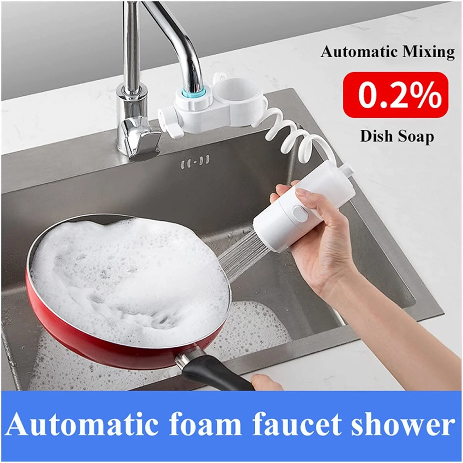 Automatic Telescopic Water Booster Faucet Extender - Image 4