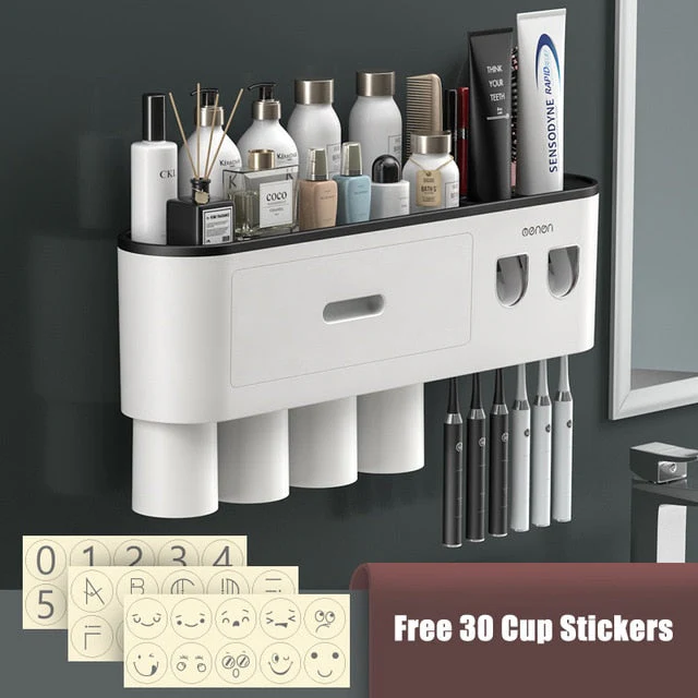 Automatic Toothpaste Squeezer Bathroom Storage Rack - Image 15