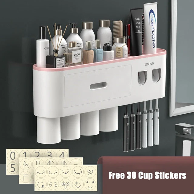 Automatic Toothpaste Squeezer Bathroom Storage Rack - Image 18