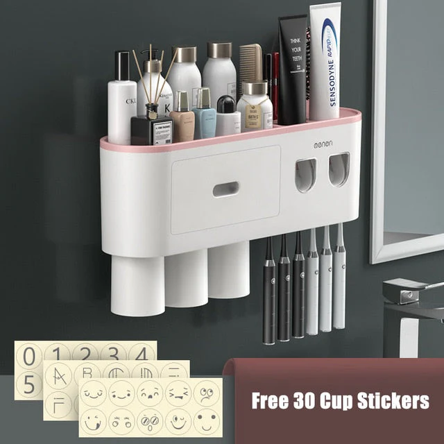 Automatic Toothpaste Squeezer Bathroom Storage Rack - Image 19