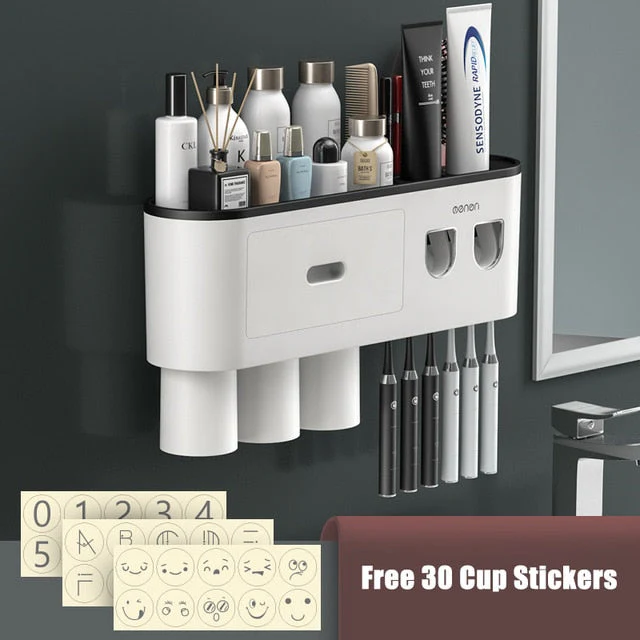 Automatic Toothpaste Squeezer Bathroom Storage Rack - Image 20