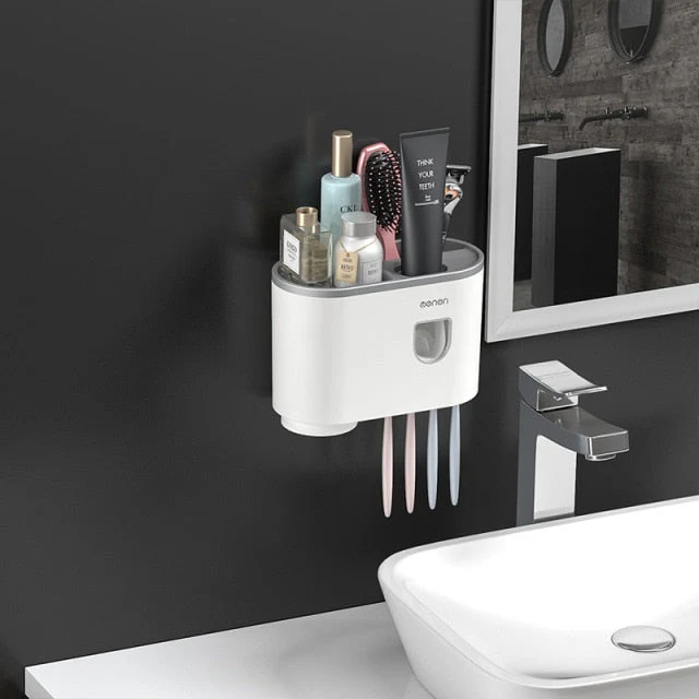 Automatic Toothpaste Squeezer Bathroom Storage Rack - Image 3