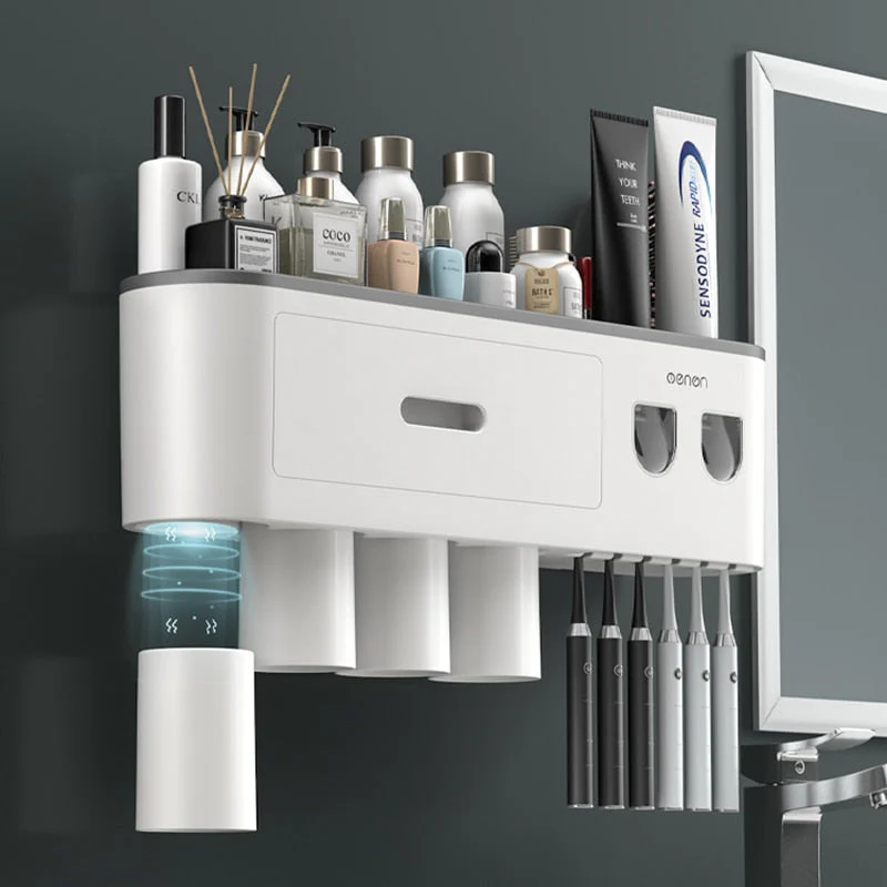 Automatic Toothpaste Squeezer Bathroom Storage Rack - Image 5