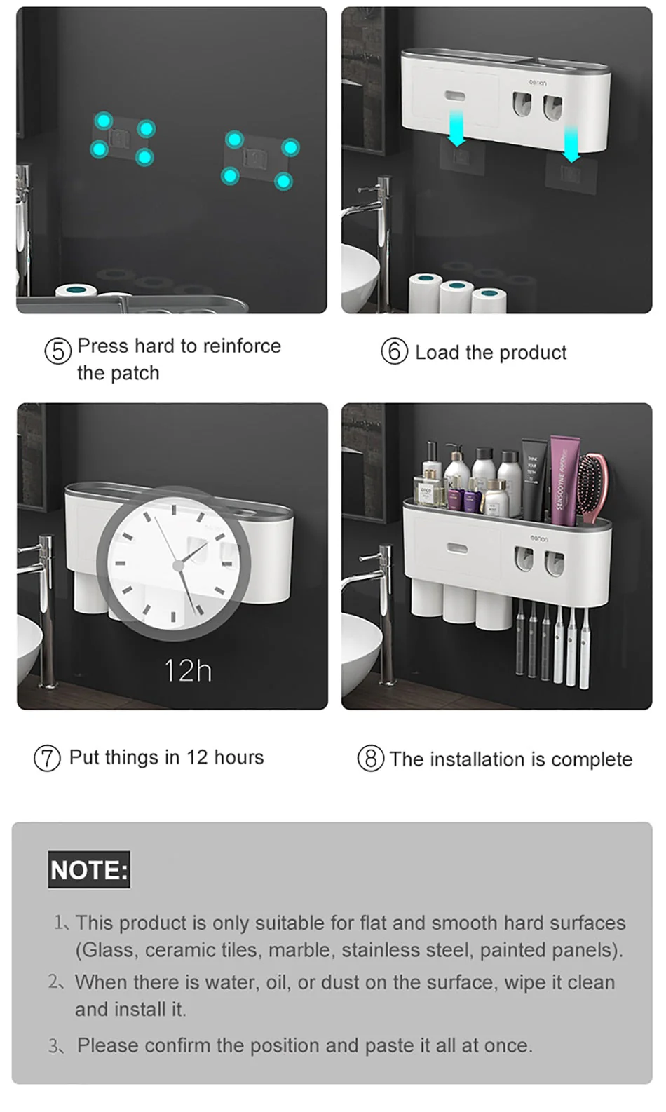 Automatic Toothpaste Squeezer Bathroom Storage Rack - Image 9