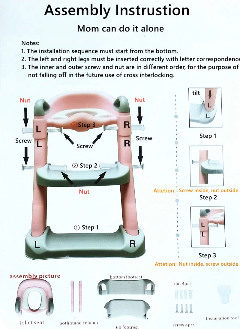 Baby Potty Training Ladder Seat - Image 4