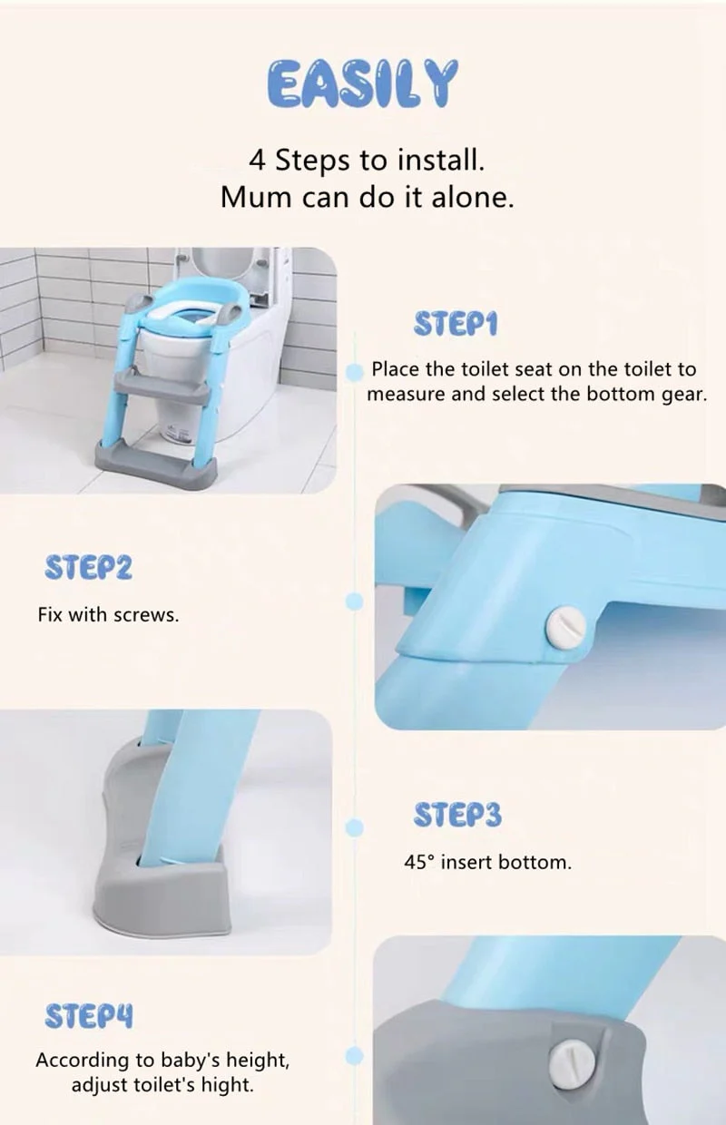 Baby Potty Training Ladder Seat - Image 5