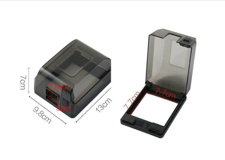 Bathroom Waterproof Large Transparent Socket Protective Box - Image 6