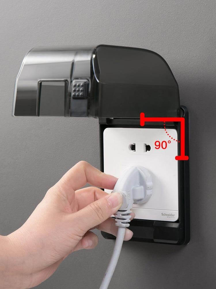 Bathroom Waterproof Large Transparent Socket Protective Box - Image 7