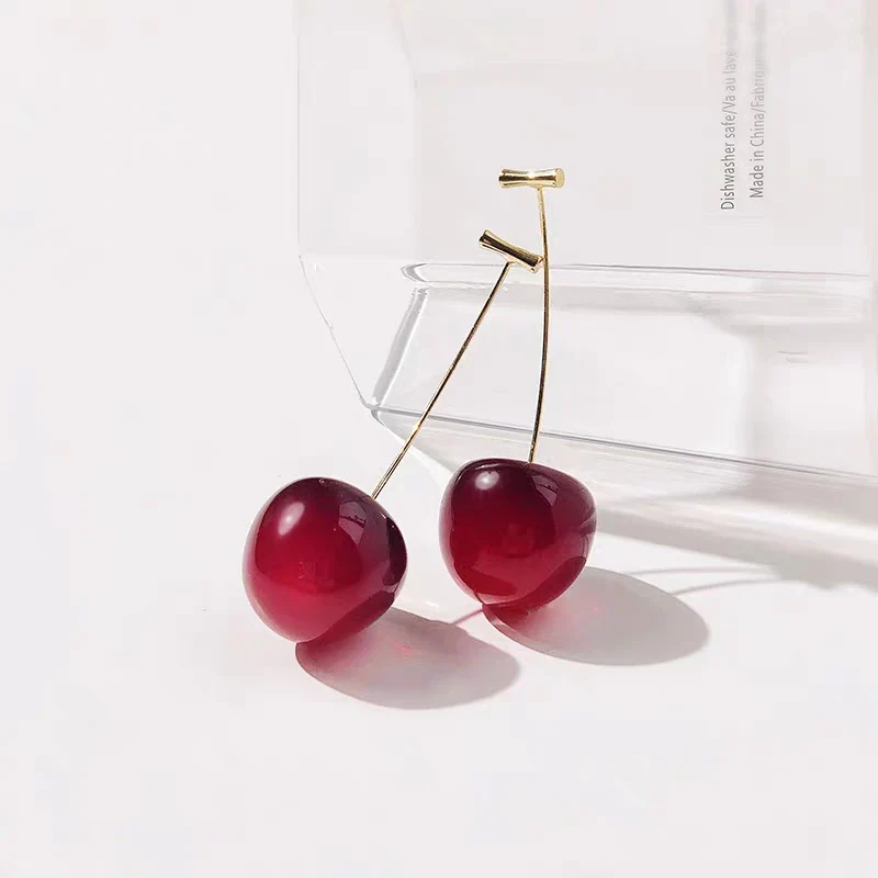 Cherry Fruit European Style Earrings - Image 5