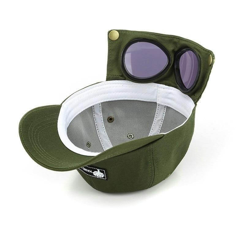 Cool Unisex Aviator Sunglasses Hat - Image 11