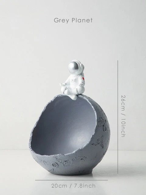 Creative Nordic Astronaut Moon Storage Organizer - Image 11