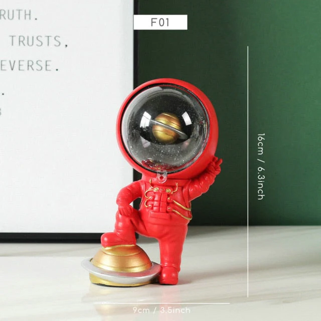 Creative Nordic Astronaut Moon Storage Organizer - Image 15