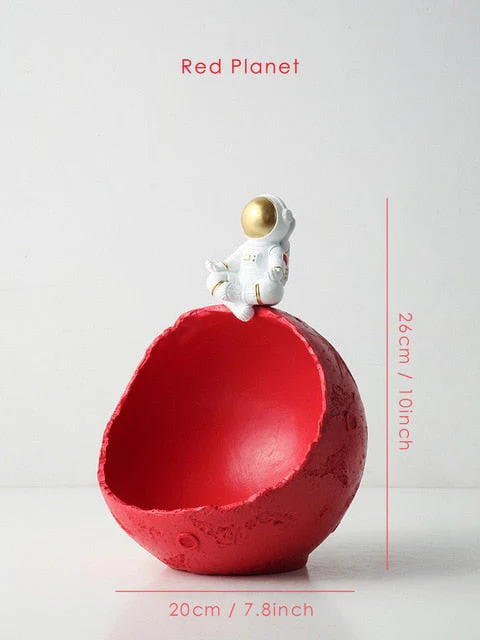 Creative Nordic Astronaut Moon Storage Organizer - Image 6