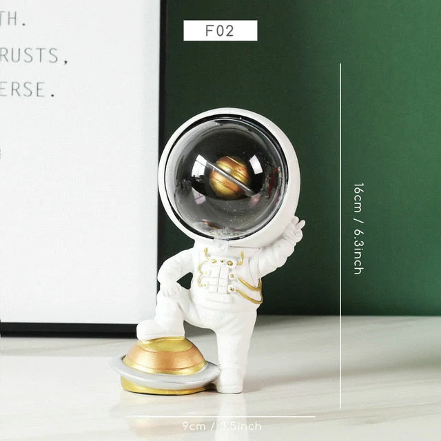 Creative Nordic Astronaut Moon Storage Organizer - Image 8