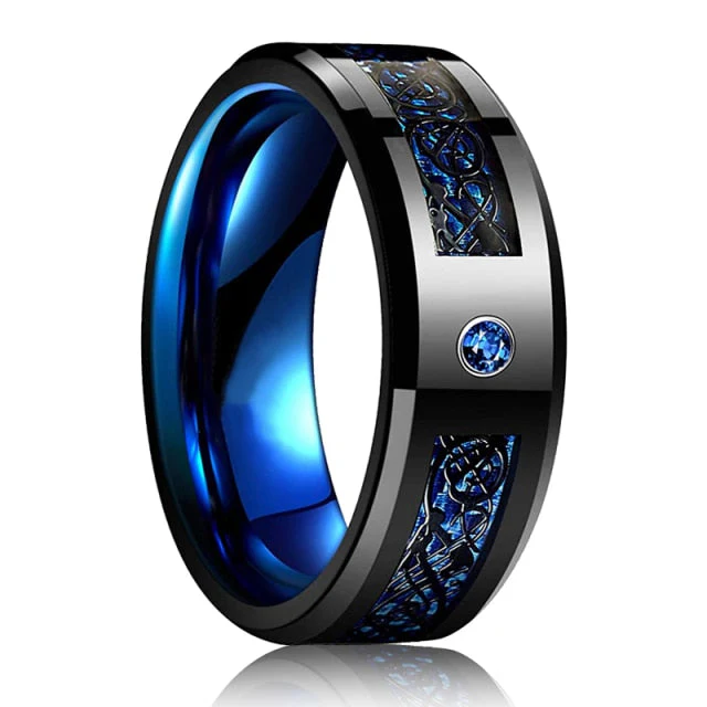 Dragon Tungsten Stainless Steel Ring - Image 6