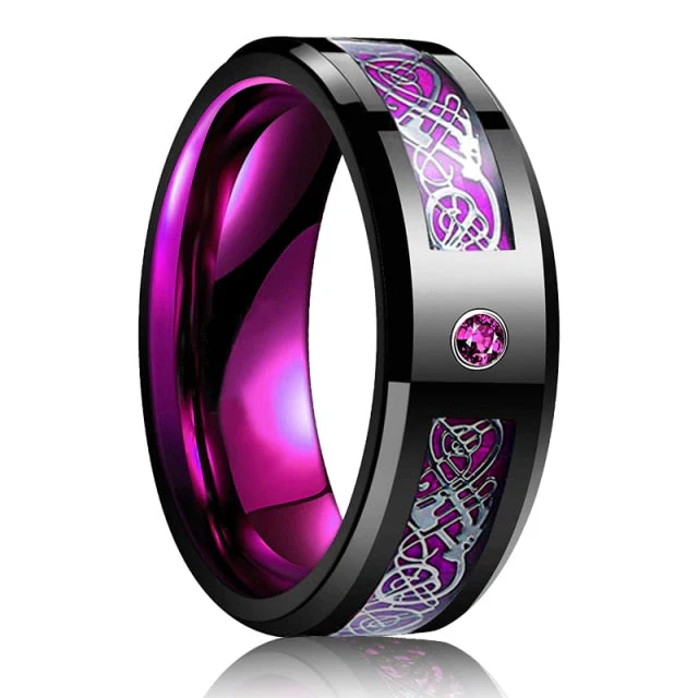Dragon Tungsten Stainless Steel Ring - Image 8