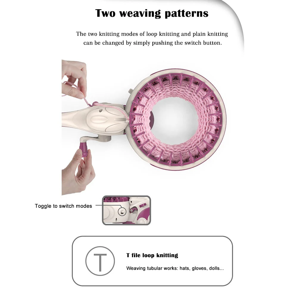 Educational Rotating Double Knitting Machine Toy - Image 6