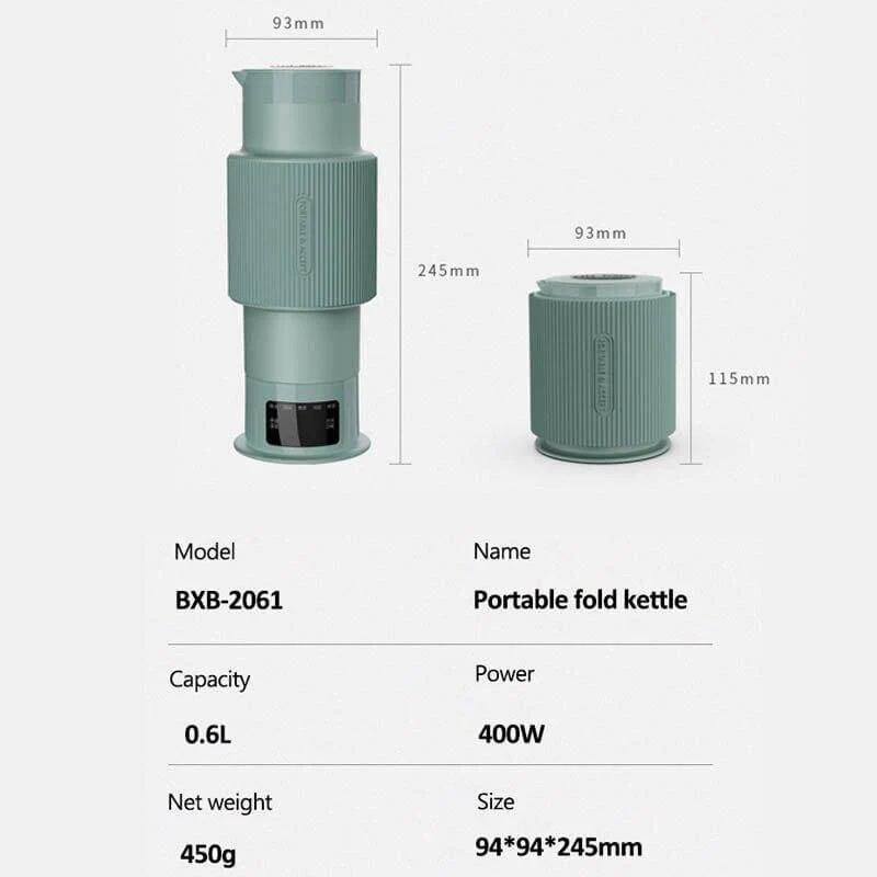 Elegant Electric Folding Portable Kettle Teapot - Image 6