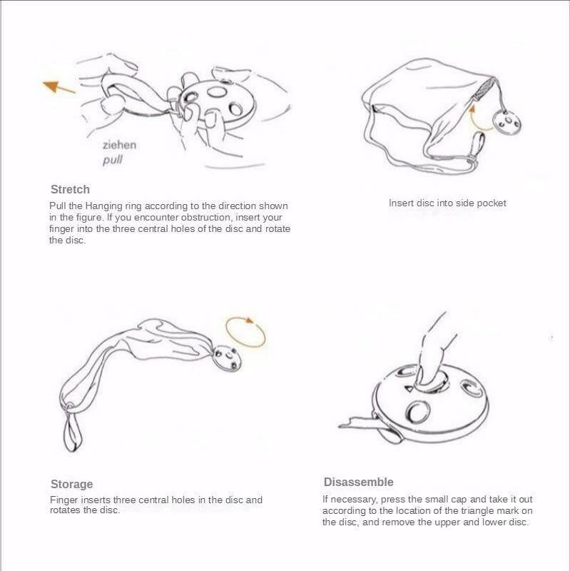 Foldable Eco-Friendly Shopping Bag Disc - Image 4