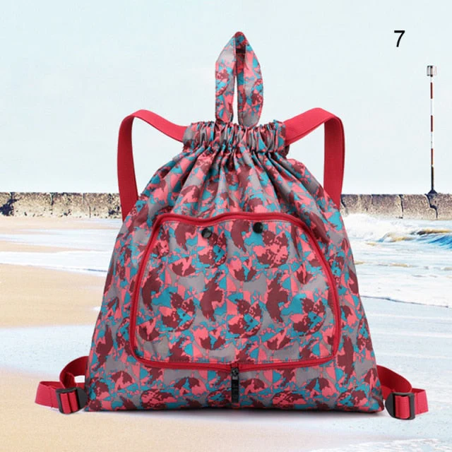 Foldable Large Capacity Flower Travel Backpack - Image 5