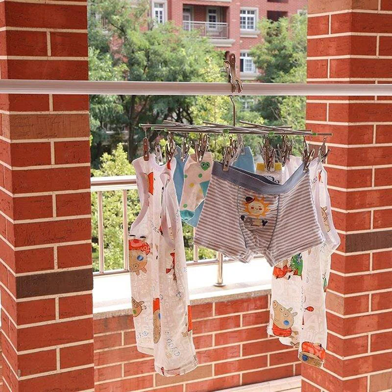 Foldable Laundry Dryer Hanger - Image 4