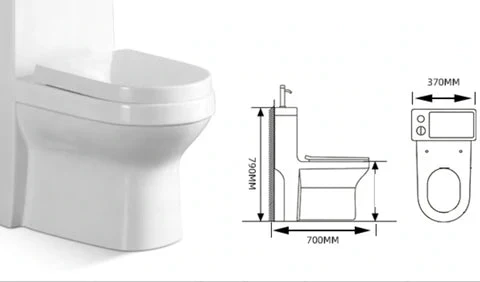 Modern Japanese Toilet Top with Sink on Top - Image 7