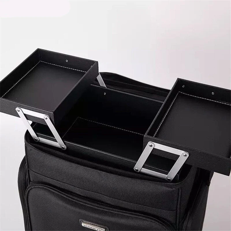 Multifunctional Cosmetic Makeup Trolley Suitcase - Image 3