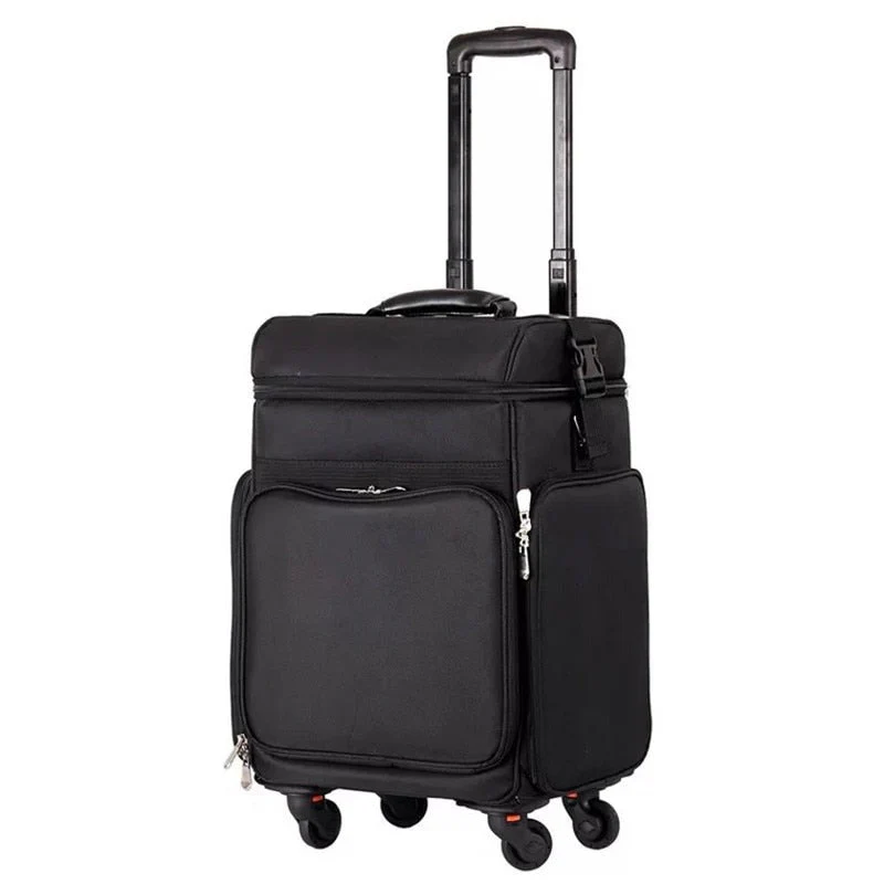 Multifunctional Cosmetic Makeup Trolley Suitcase - Image 5