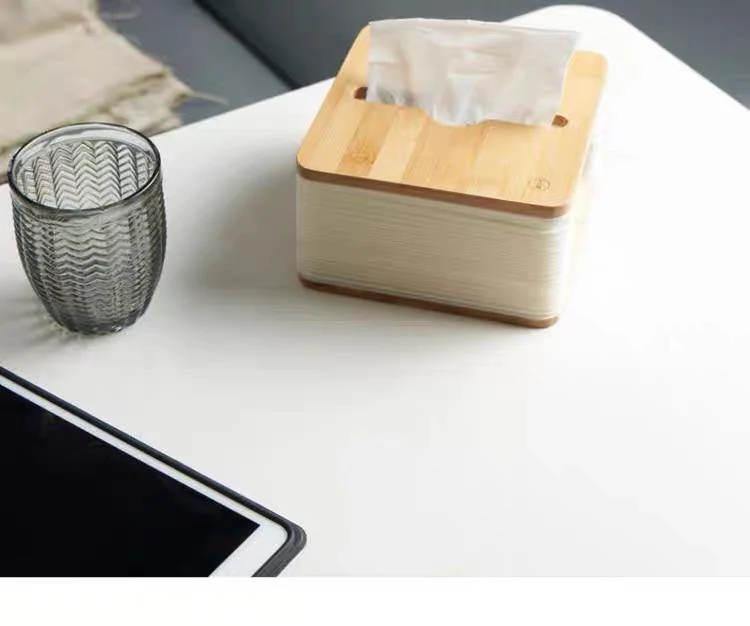 Nordic Bamboo Foldable Tissue Box - Image 3