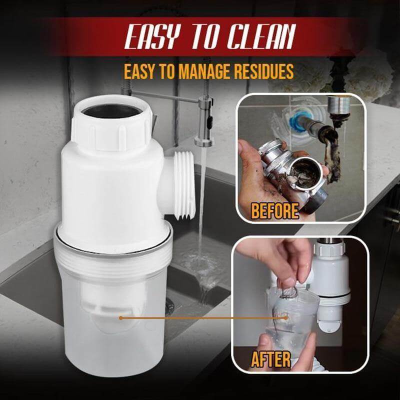 Odor-free Bathroom Kitchen Expandable Filter Pipe - Image 5