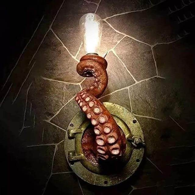 Retro Octopus Tentacle Wall Lamp - Image 8
