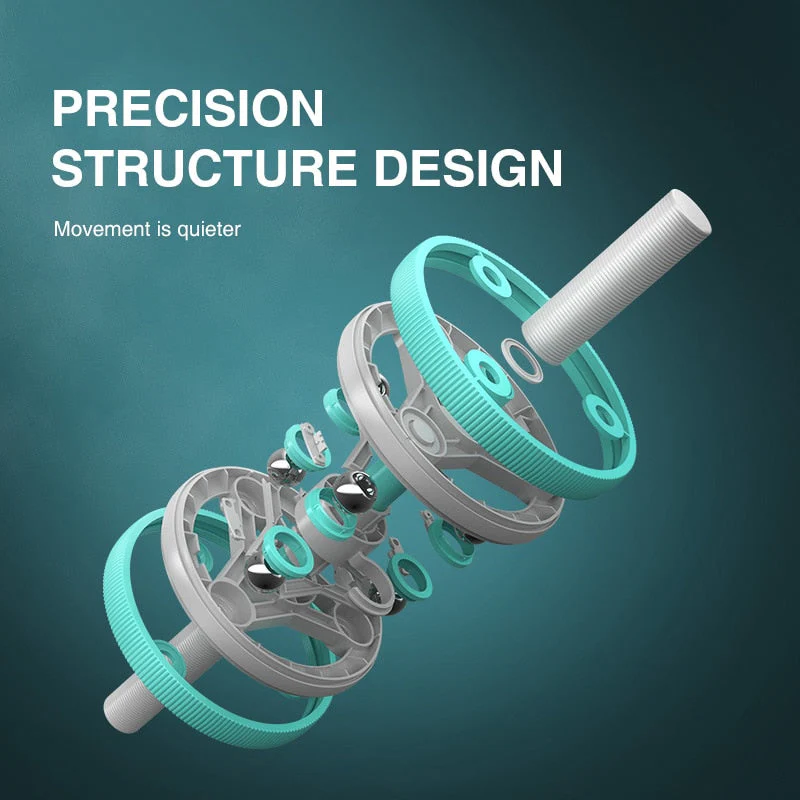 Self-Retracting Home Fitness Abdominal Wheel Roller - Image 5