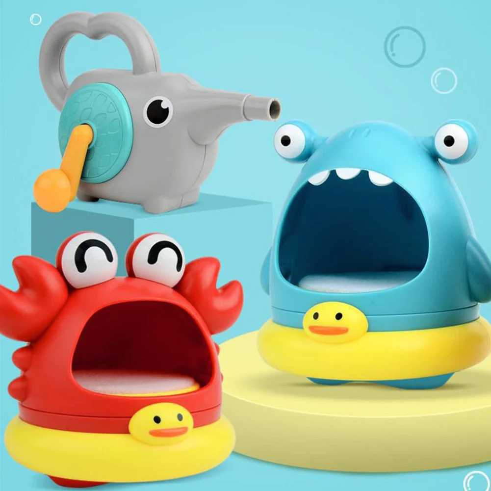 Shark Bubble Blowing Bathtub Toy - Image 4