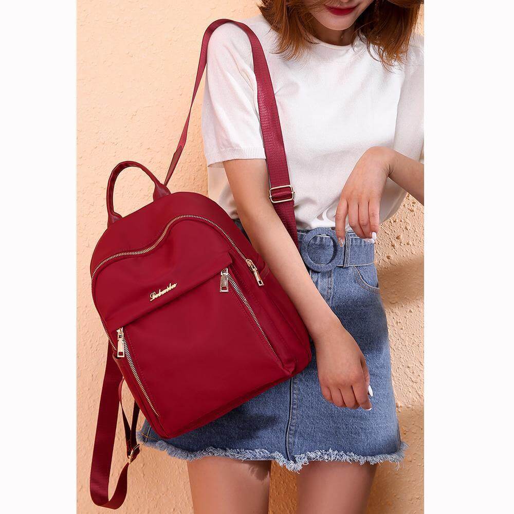 Stylish Oxford Cloth Anti-Theft Shoulder Backpack - Image 4