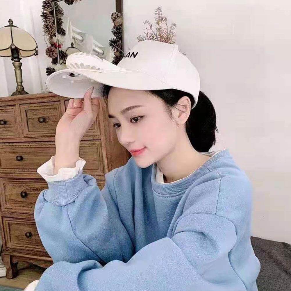 Summer USB Charging Cooler Fan Cap - Image 3