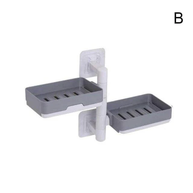 Wall-Mounted Multi Layer Rotatable Soap Holder - Image 14