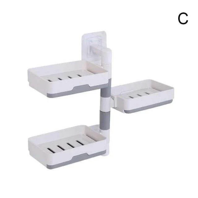 Wall-Mounted Multi Layer Rotatable Soap Holder - Image 15