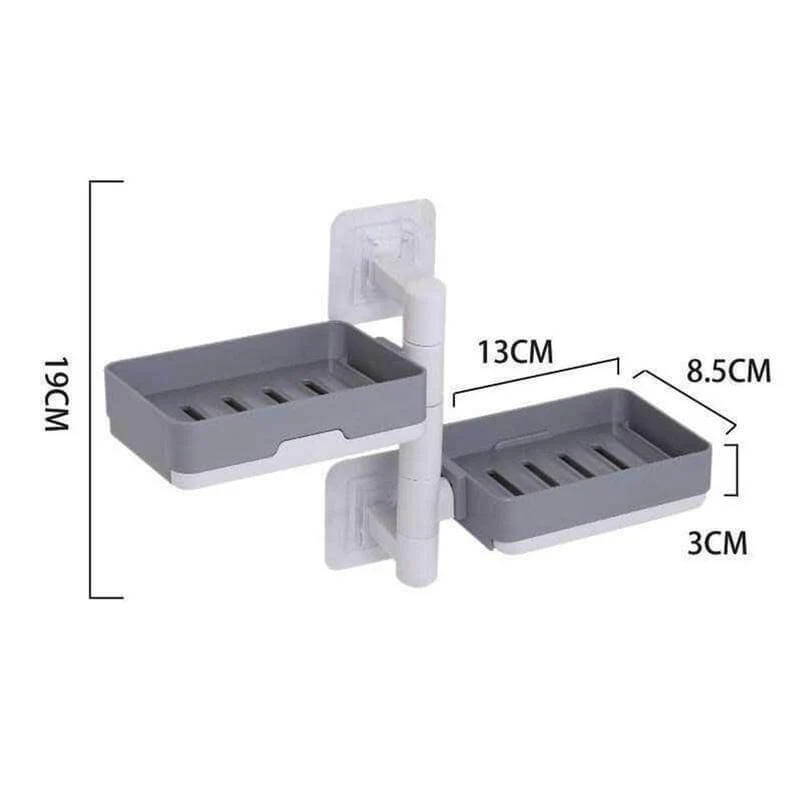 Wall-Mounted Multi Layer Rotatable Soap Holder - Image 16