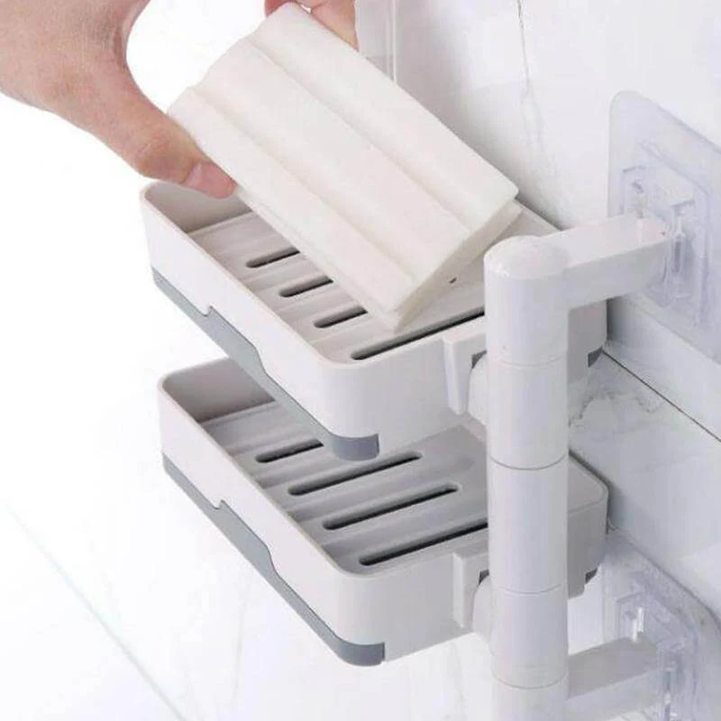 Wall-Mounted Multi Layer Rotatable Soap Holder - Image 3