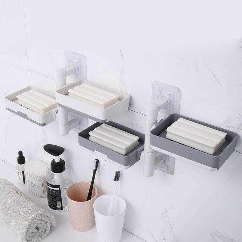 Wall-Mounted Multi Layer Rotatable Soap Holder - Image 7