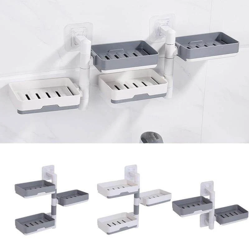 Wall-Mounted Multi Layer Rotatable Soap Holder - Image 9