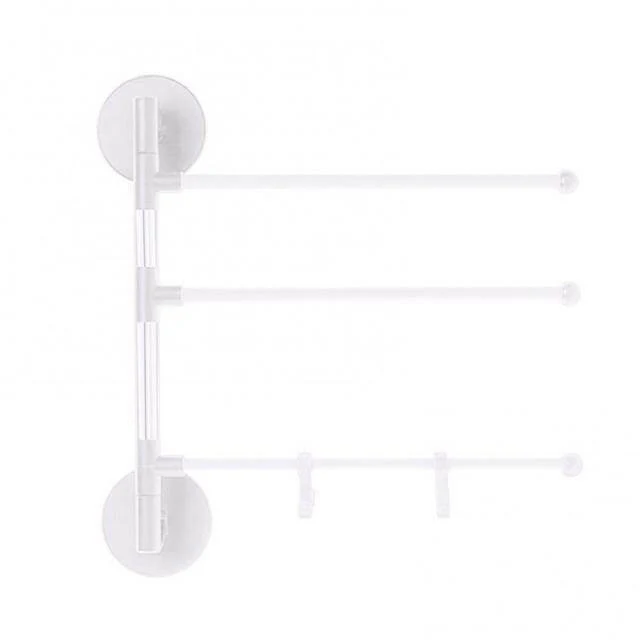 Wall-Mounted Rotating Multi-Layer Towel Rack - Image 9